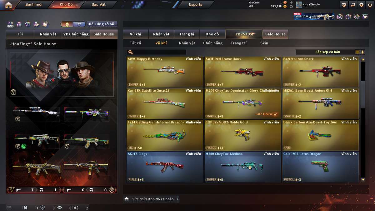 shop acc cf uy tin gia re